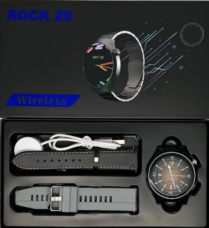 Rock 29 Round Watch